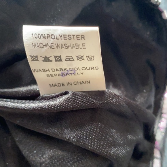 Metallic/Shimmer Tank/Crop Top Pink/Blue AU 10 - Picture 9 of 9